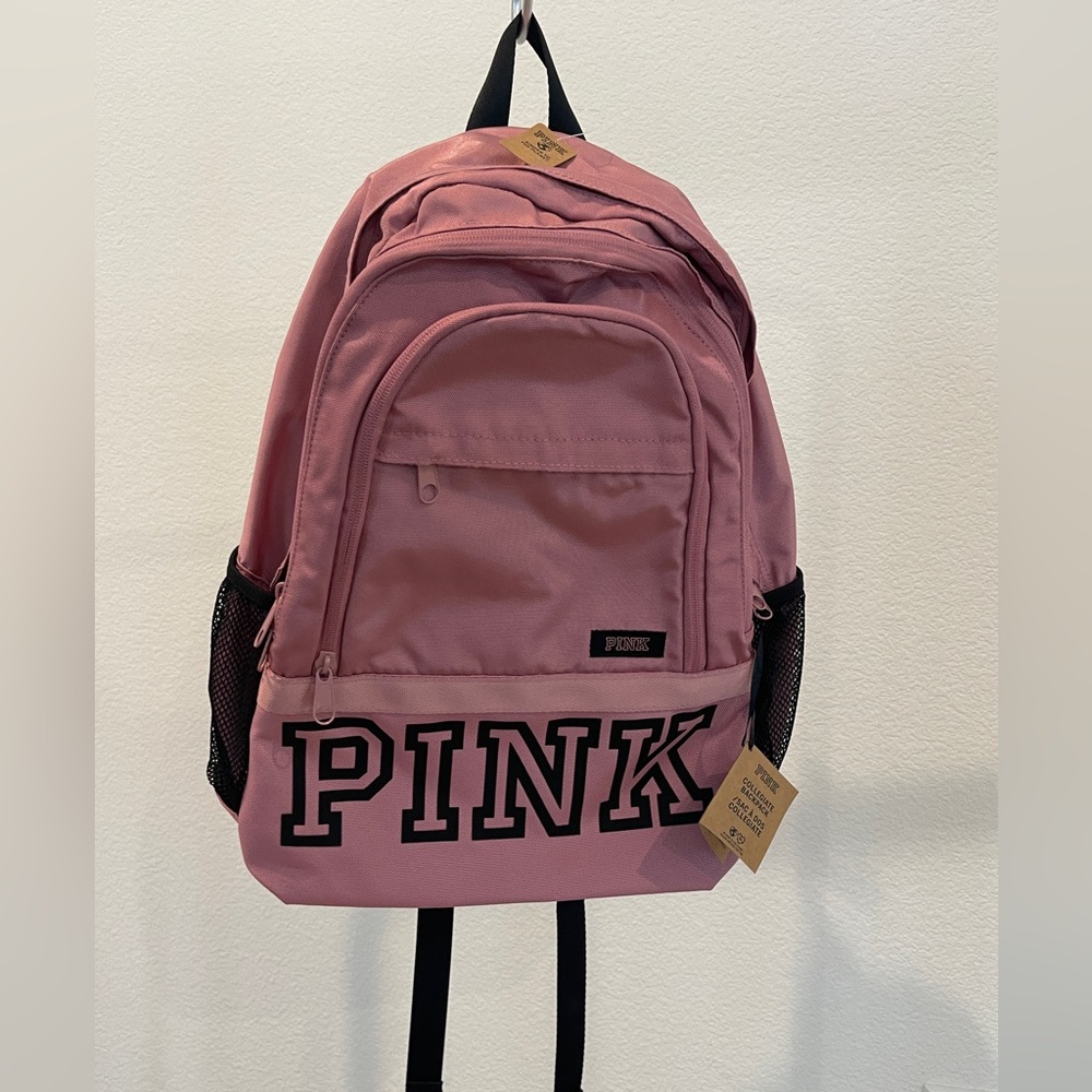 Pink backpack